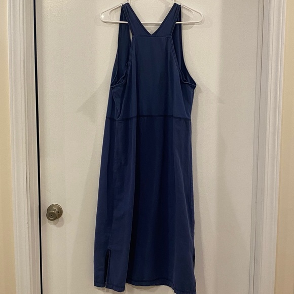 Nina Piccalino Navy Dress with Leaf Motif - Picture 3 of 5